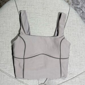YPB Gray Workout Top